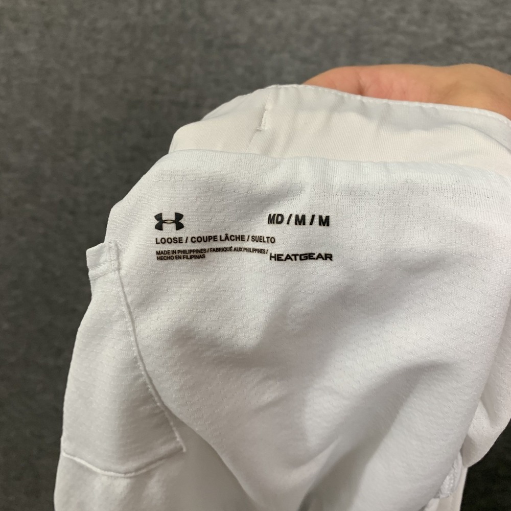 Under Armour Women's Fly By 2.0 Running Shorts White Size Medium Breathable 3.5" - Picture 14 of 16